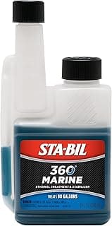 STA-BIL 360 Marine Ethanol Treatment and Fuel Stabilizer - Prevents Corrosion - Helps Clean Fuel System For Improved In-Season Performance - Treats Up To 80 Gallons, 8 fl. oz. (22260)