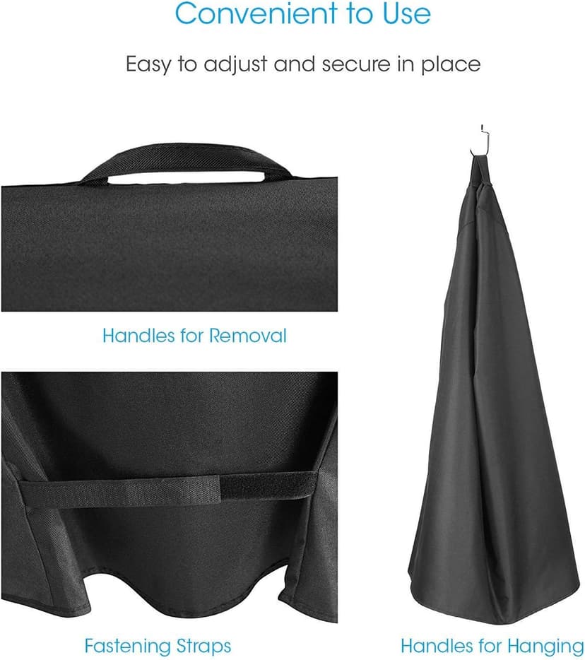 Unicook 30 Inch Electric Smoker Cover for Masterbuilt, Heavy Duty Waterproof Vertical Smoker BBQ Grill Cover, All Weather Resistant, 18" W x 17" D x 33" H