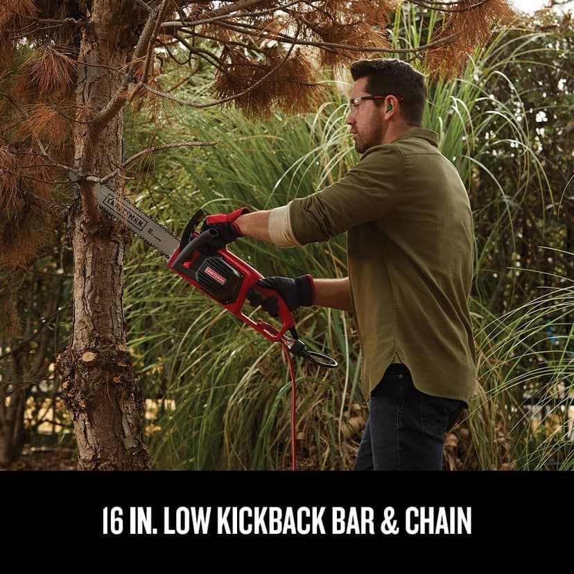 CRAFTSMAN Electric Chainsaw, 16-Inch, 12-Amp (CMECS600)