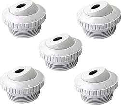 PoolSupplyTown Pool Spa 1/2" Opening Hydrostream Return Jet Fitting SP1419C with 1-1/2" Inch MIP Thread Replacement for Hayward SP1419C (5 Pack)