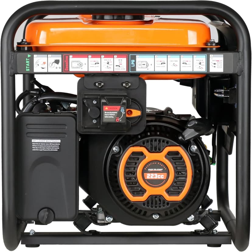 4500 Watt Dual Fuel Generator Propane & Gas