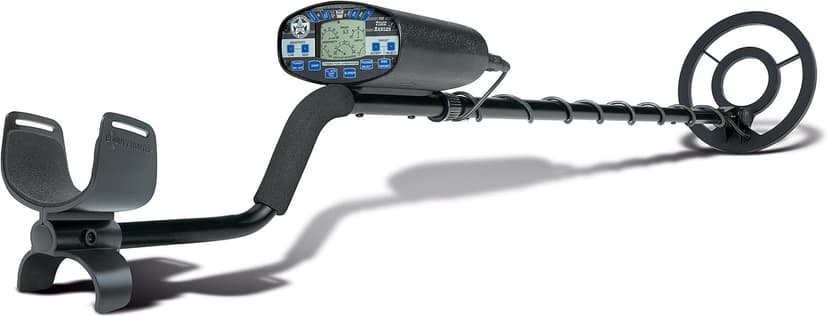 Bounty Hunter Time Ranger Metal Detector for Adults with LCD Display, Target ID, and Ground Balancing – Advanced Detection for Coins, Relics, Jewelry