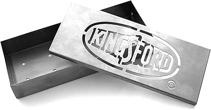 Kingsford Stainless Steel Smoker Box for Grill | Smoking Box for All Grills | Heavy Duty BBQ Accessories | Easy Way to Turn Any Grill Into A BBQ Smoker