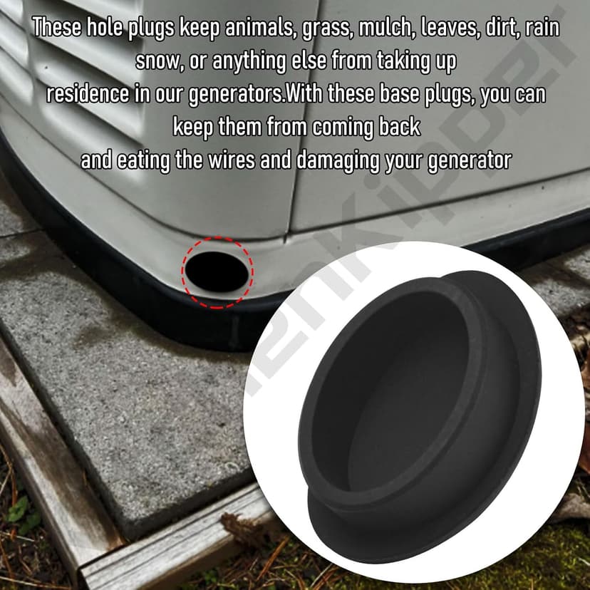 Hole Plug Kit for G-enerac Generators Home Use丨Base Hole Adapter for Whole House Air Cooled Generators - Preventing Damage to The Generator
