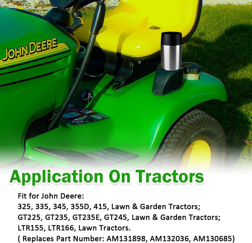 Beverage Cup Holder for John Deere 325 335 345 355 GT225 GT235 GT245 Lawn Garden Tractors Multifunctional Cup Holder Replacement for: AM132036, AM131898, AM130685