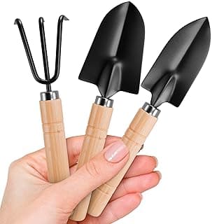 Hand Shovel for Gardening Trowel Garden Tool - 3Pcs Planting Tools Small Garden Rake Ergonomic Hand Tools Set Edging Shovel Indoor Plants Tools - Gardening Tools Heavy Duty Shovel Garden Tool Set