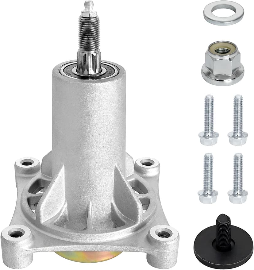 Belleone 187292 Mower Spindle for 42" 46" 48" 54" Deck, 587819701 Mandrel Assembly Fits for Craftsman Husqvarna Ariens Poulan Pro, Replace for 192870 532187281 532187292 567253301