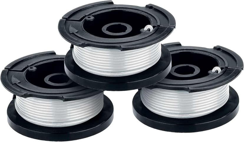 BLACK+DECKER Weed Eater String, Trimmer Line, 3-Pack, 30-Feet of Replacement Spool, 0.065-Inch Diameter (AF1003ZP)