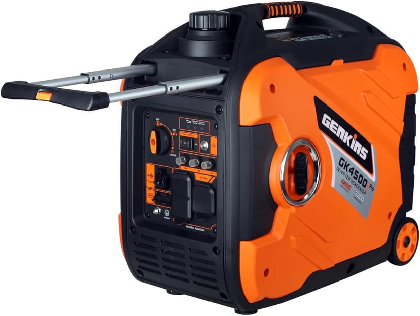 4500 Watt Portable Inverter Generator Pure Sine Wave Technology Reduced Size & Weight Manual Start | 2024 Model
