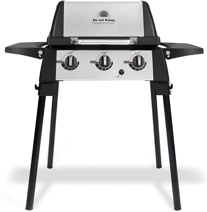 Broil King Porta-Chef 320 Portable Propane Gas Grill - Tabletop 3-Burner BBQ