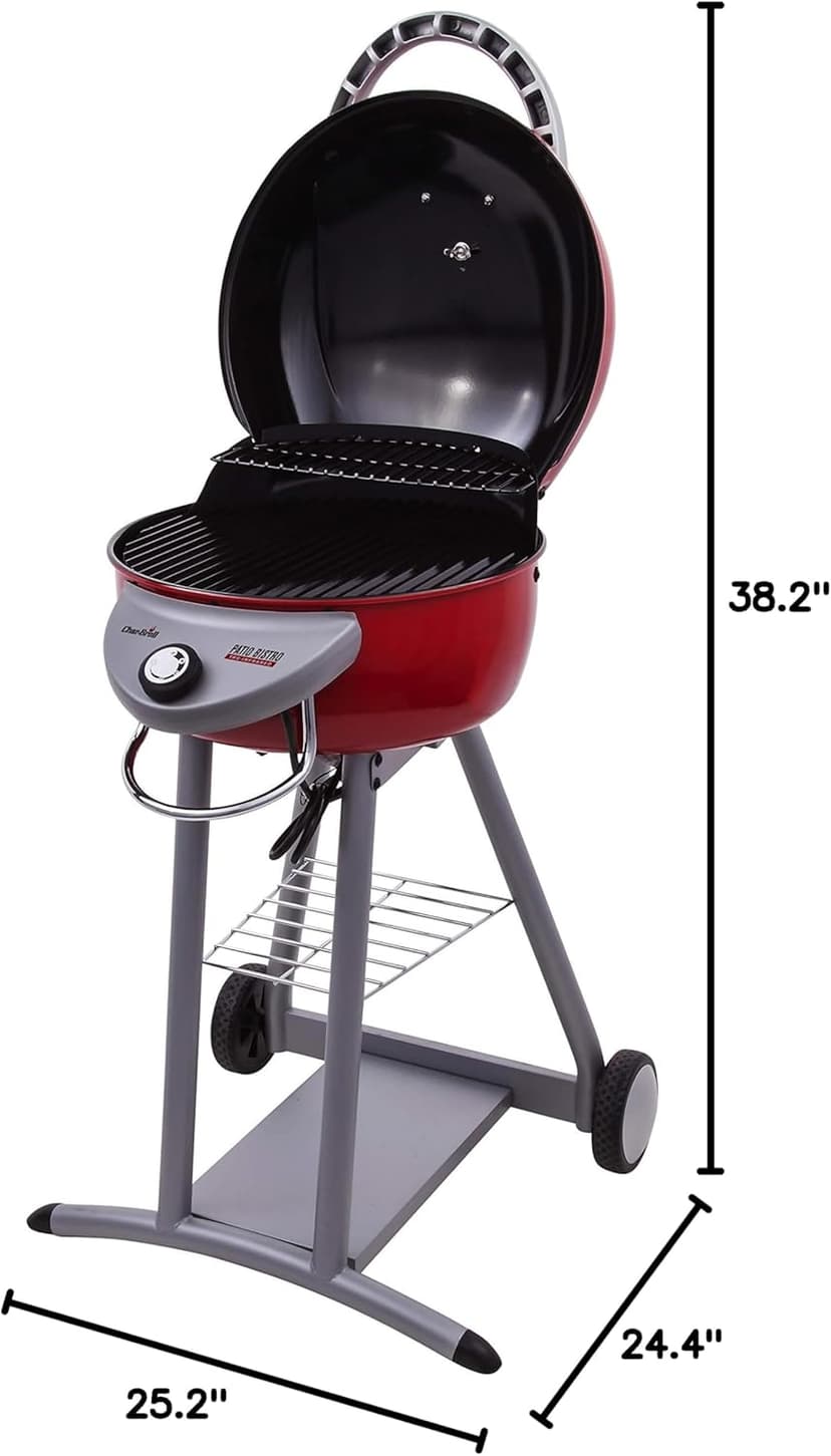 Char-Broil® Patio Bistro® TRU-Infrared™ Electric Grill, Red – 20602109