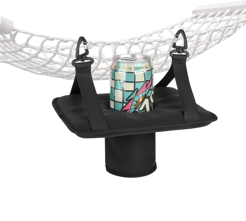 Xxerciz Neoprene Hanging Drink Holder for Rope Hammocks Hammock Chairs Lounge Chairs Outdoor Rope Hammock Accessory Foam Cup Holder