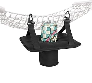 Xxerciz Neoprene Hanging Drink Holder for Rope Hammocks Hammock Chairs Lounge Chairs Outdoor Rope Hammock Accessory Foam Cup Holder