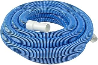 Poolmaster 33430 Heavy Duty In-Ground Pool Vacuum Hose With Swivel Cuff, Made in the USA, 1-1/2-Inch by 30-Feet