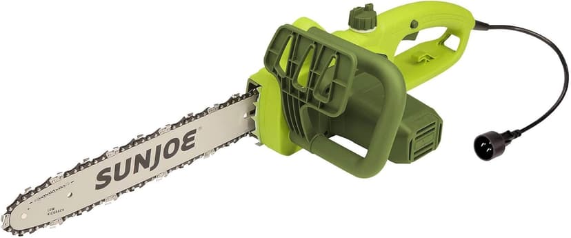 Sun Joe SWJ599E 14-inch 9-Amp Tree Limb Master Electric Handheld Chainsaw with Low-Kickback
