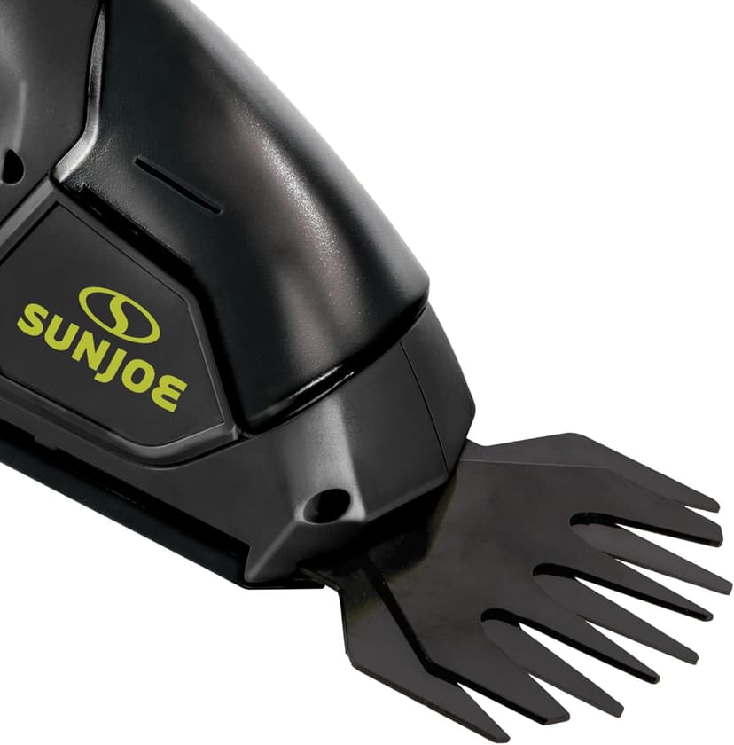 Sun Joe HJ604C Cordless Grass Shear + Shrubber Handheld Trimmer, (w/Battery + Charger Included), 7.2V, Black