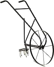 EarthWay 6500 High Wheel Tubular High Wheel Cultivator with Comfort Handle with 3- Position Adjustable, Quick Change Implements, and 24 Inch Steel Wheel