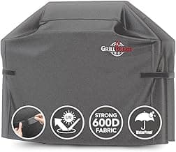 Heavy Duty BBQ Grill Cover for Outdoor Grill, 72 Inch – Waterproof, Weather Resistant, UV & Fade Resistant with Adjustable Straps – Gas Grill Cover for Weber, Charbroil, etc. Charcoal