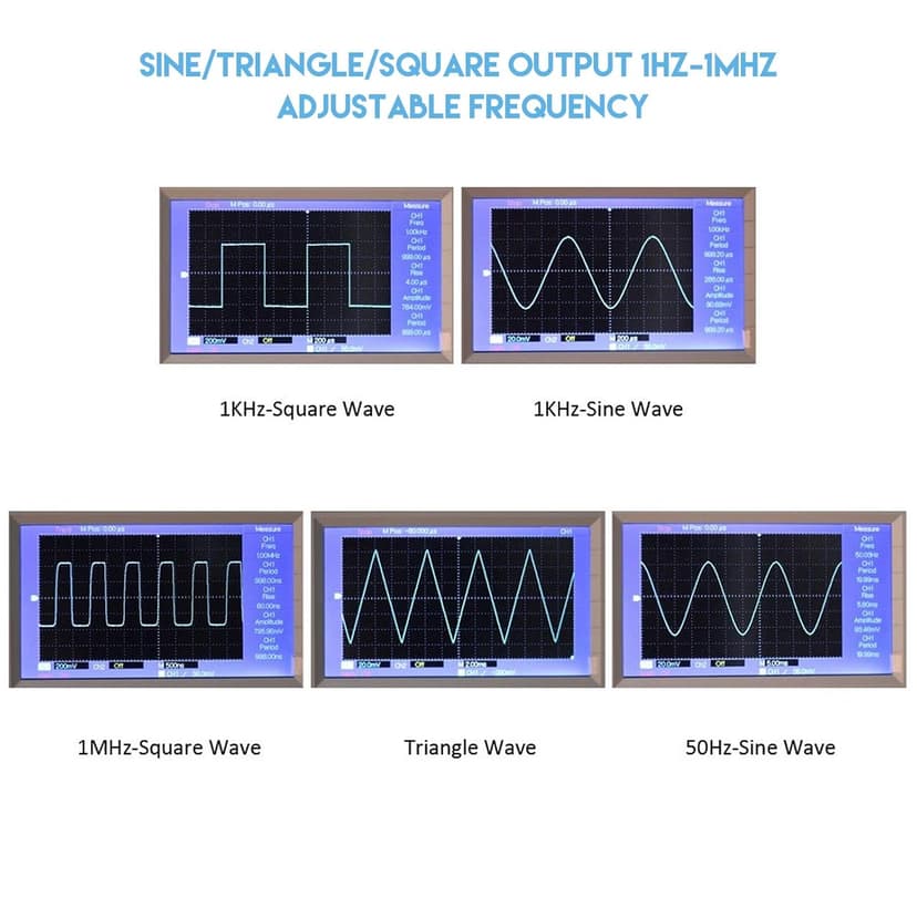 Signal Generator Kit, XR2206 Precise Function Signal Generator Frequency Module DIY Kit Sine Triangle Square Output Adjustable 1Hz-1MHz, 9-12V Direct Current Input(1 Piece)