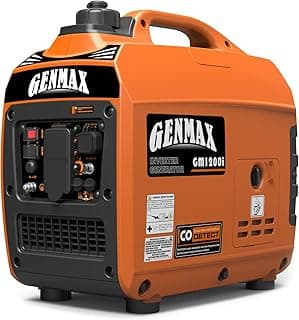 GENMAX Generator，EPA Compliant, Eco-Mode Feature, Ultra Lightweight for Backup Home Use & Camping