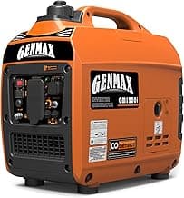 GENMAX Generator，EPA Compliant, Eco-Mode Feature, Ultra Lightweight for Backup Home Use & Camping