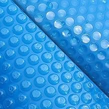 AURSK Solar Pool Cover,12mil 18x9 Foot Solar Pool Blanket for In-Ground and Above Ground Swimming Pools,Rectangular Thermal Pool Cover,Blue（9x18FT）