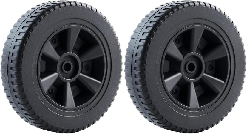7 Inch 70-05-104 DGF493BNP DGH474CRP Wheels Replacement Parts for Dyna Glo Grill Wheels DGF510SBP DGH450CRP DGH450CRP-D DGH450CRP-D DGB494SPB Plastic Black Gas Grill Wheel Replacement 2 pcs