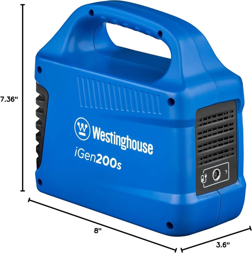 Westinghouse 194Wh 300 Peak Watt Portable Power Station & Solar Generator, Modified Sine Wave AC Outlet, Backup Lithium Battery for Camping, Home, Travel, Indoor/Outdoor Use (Solar Panel Not Included)