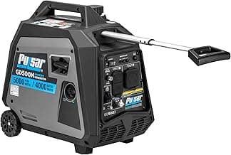 Pulsar Products GD500N, 5000W Portable super-quiet Inverter Generator, RV-Ready, CARB Compliant