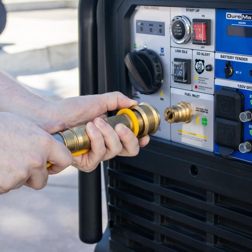 DuroMax XP16000iHT 16,000-Watt Tri Fuel Portable Digital Inverter Generator - Gas, Propane & Natural Gas, Remote Electric Start, Whole Home Power Backup, Transfer Switch Ready, RV & Emergency Ready