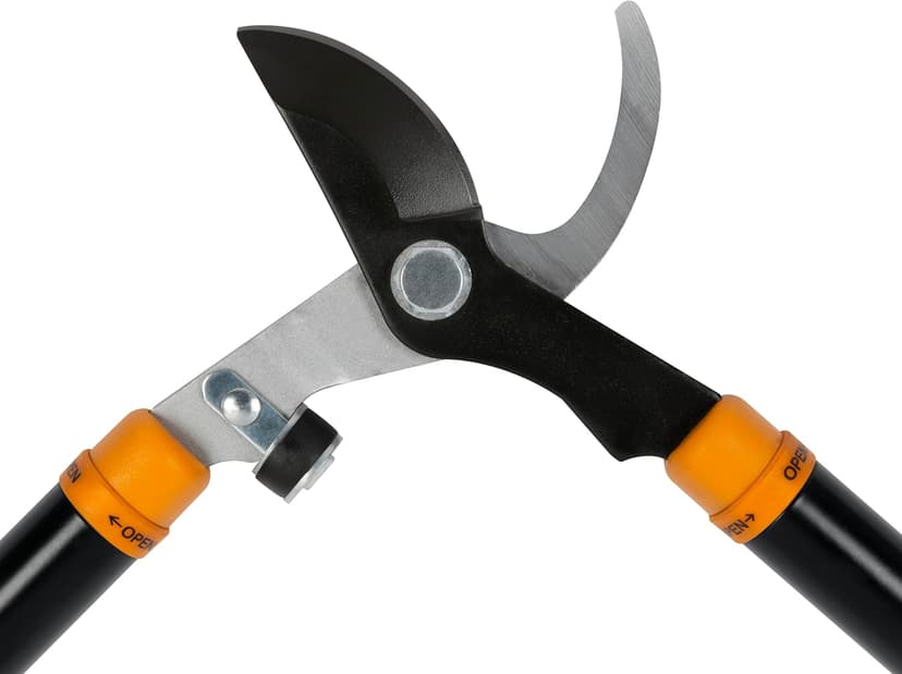 Fiskars Loppers for Tree Trimming, Heavy Duty, with Extendable Handle (24.5"-37" Range), Sharp Bypass Steel Blade Tree Branch Cutter up to 1.5-Inch Diameter Cut Capacity