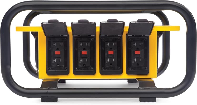 Champion Power Equipment Pro Grade OSHA Compliant Power Distribution Box, 50-Amp Twist Lock Inlet, Six 120V GFCI Duplexes, One 120/240V 30A Locking Outlet, 30A and 50A RV Adapters