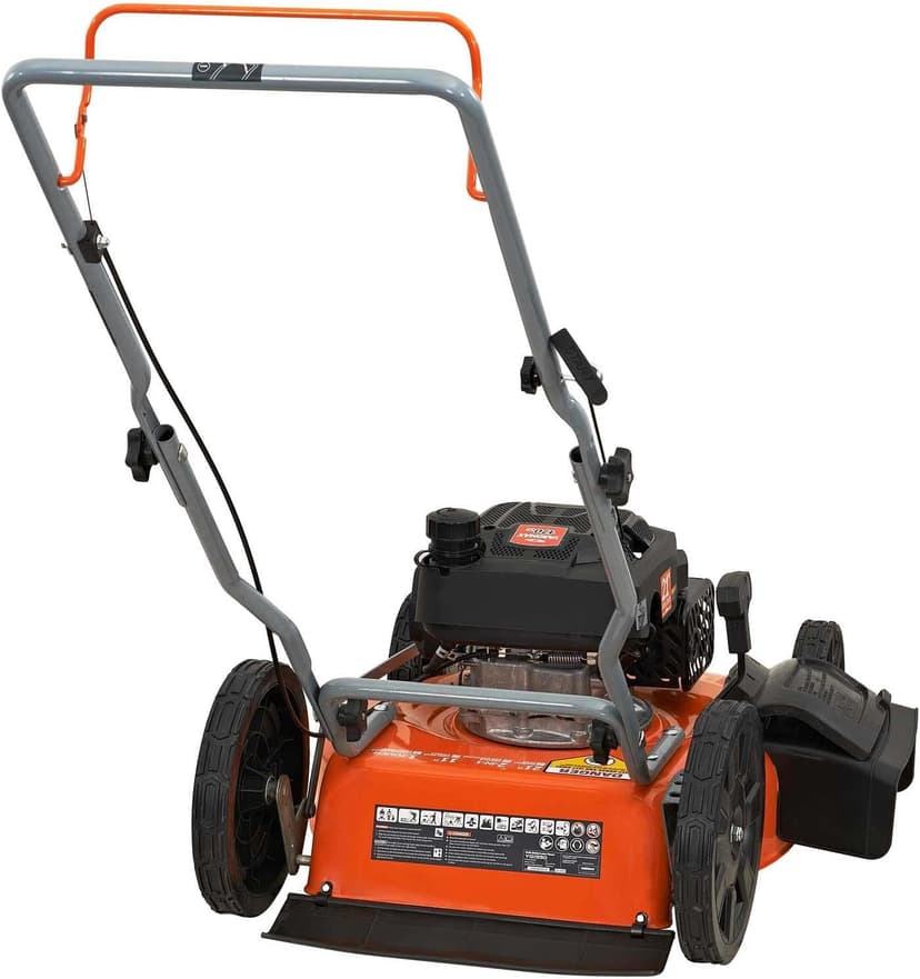 YARDMAX 21 in. 170cc 2-in-1 Gas Walk Behind Push Lawn Mower with High Rear Wheels