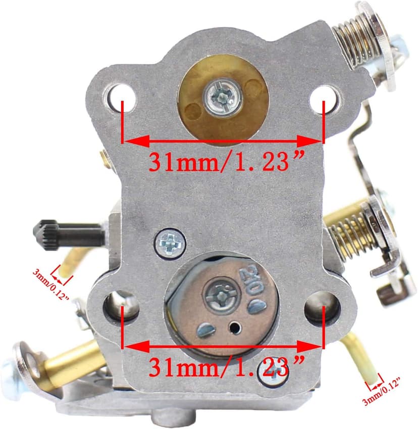 Pro Chaser PP4218A Carburetor for Poulan Pro P3314 PR4218 PP4218AVX PP4018 PP3516AVX P3416 PP3816 18’’ 35cc 42cc Chainsaw Craftsman 358.350990 358.341900 358.350830 358350830 Walbro 0402 WTA30