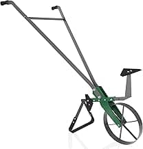 Varomorus High Wheel Cultivator, Self Cleaning Steel Single Wheel Hoe, Modular Plow Garden Tool for Gardening