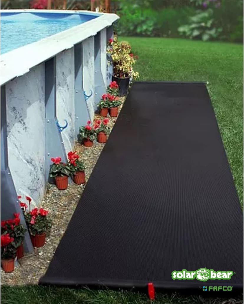 The Original Solar Bear with Starter Kit from Quality Above Ground Swimming Pool Solar Heaters from an Industry Leader. (4 ft. x 20 ft.)