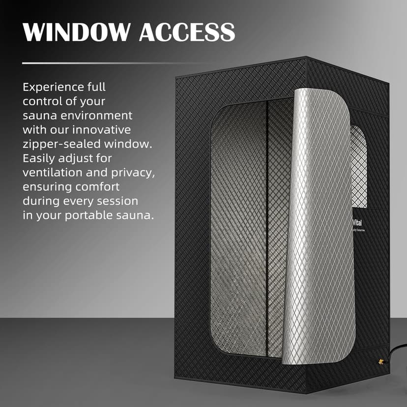 Sauna Box, Portable Sauna for Home, Large Sauna Tent with 3.0L Steamer for Full Body SPA, Easy Assembly Quick Heat-Up Sauna Experience