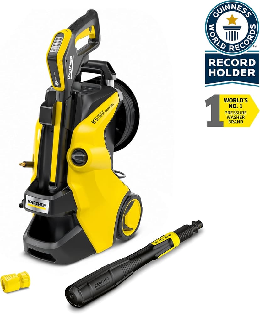 Kärcher Pressure Washer, K5 Premium Smart Control, Max 2500 PSI, Smart Control Gun & 3-in-1 Multi Jet Spray Wand - 1.55 GPM