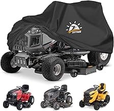 Riding Lawn Mower Cover - Lawn Tractor Covers Waterproof & Heavy Duty, 600D Outdoor Mower Cover Universal fit with Storage Bag for John Deere, EGO, Toro, Craftsman, Husqvarna, Honda and More