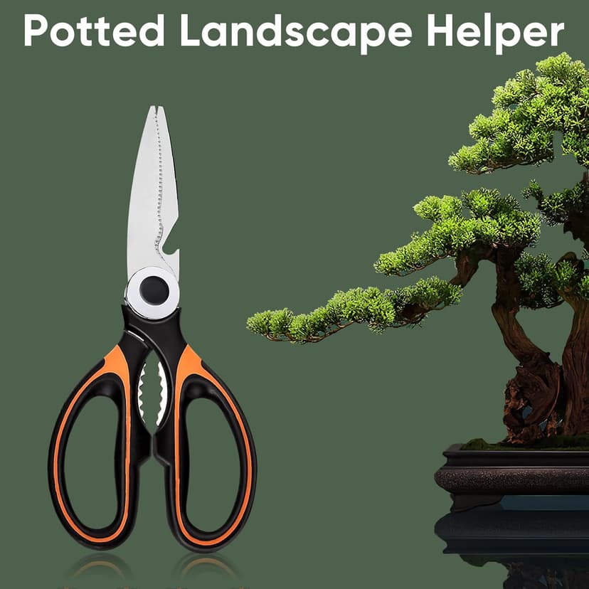 Garden Flower Scissors, Multi-functional Pruning Gardening Scissors Floral Shears, Strong Pruner for for Flowers, Fruit,Branches, Potted Landscape