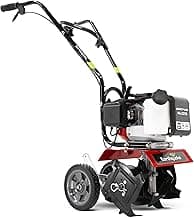 Earthquake MC43 Cultivator, 43cc 2-Cycle Viper Engine, 6-10” Adjustable Width, 8” Max Depth, Overhand Handlebars, Lightweight, U.S. Based Customer Service