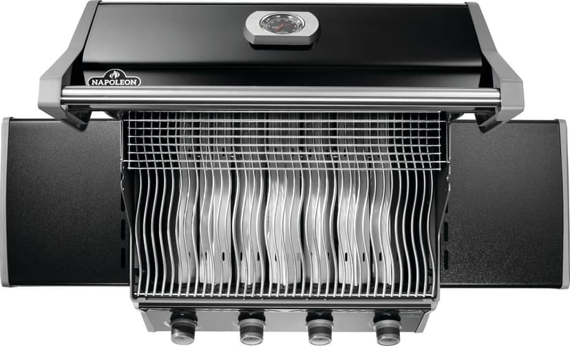 Napoleon Rogue 525 Propane Gas Grill, Black, Stainless Steel Grids - 4 Burners