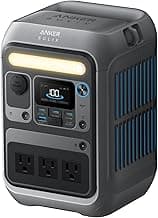 Anker SOLIX C300 Portable Power Station, Outdoor 288Wh LiFePO4 Battery, 300W (600W Surge) Solar Generator, 140W Two-Way Fast Charging, for Camping, Traveling, and Emergencies (Solar Panel Optional)
