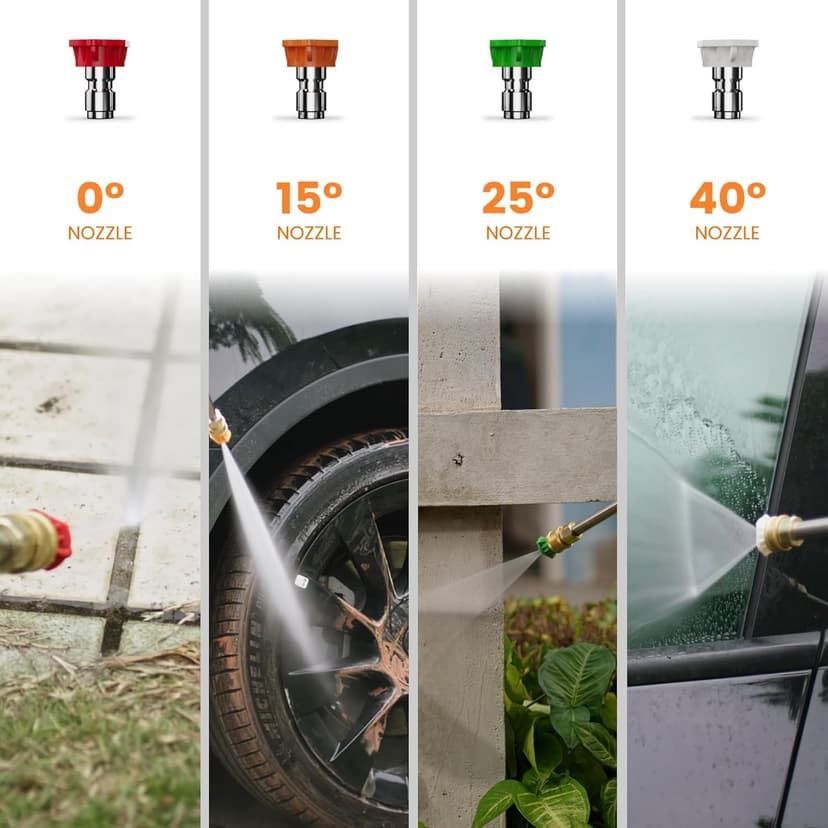 Giraffe Tools Grandfalls Pressure Washer G20 Pro, 2500 PSI 2.2 GPM, Wall Mounted Power Washer with 65FT Hose Reel, Ultra-Soft Pressure Hoses, 4 Nozzles for Floor/Cars/Fences/Patios, Dark Silver