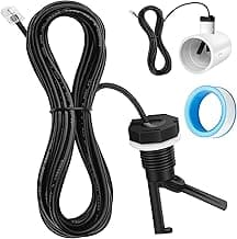GLX-FLO-RP Flow Switch Assembly, Pool Flow Sensor Compatible with Goldline and Aquarite Salt Systems Pool Flow Switch with 15 ft. Cable