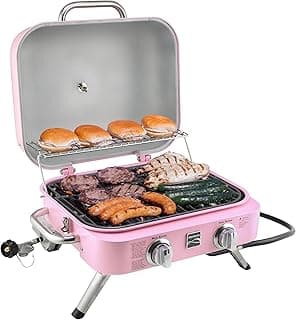 Kenmore 2-Burner Portable Tabletop Retro Gas Grill