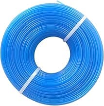 Grass Trimmer Line 328ft Weed Eater Wacker String .065'' Weed Trimmer Spool Replacement, Nylon Material for String Trimmers, 1.6mm Diameter