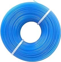 Grass Trimmer Line 328ft Weed Eater Wacker String .065'' Weed Trimmer Spool Replacement, Nylon Material for String Trimmers, 1.6mm Diameter