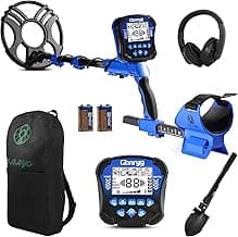 Metal Detector for Adults Waterproof-Professional Higher Accuracy Gold Detector with LCD Display,5 Mode,Advanced DSP Chip 12" Coil Metal Detector