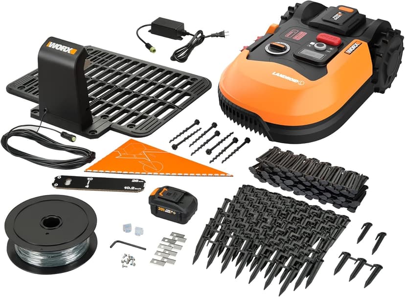 WORX Landroid L 20V 5.0Ah Robotic Lawn Mower 1/2 Acre / 21,780 Sq Ft. Power Share - WR155 (Battery & Charger Included)